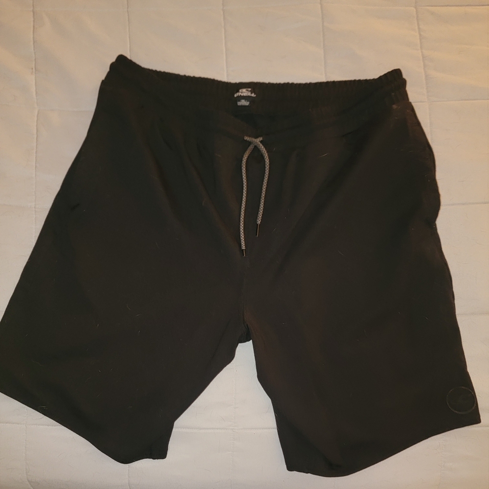 Men's Black O'Neill Drawstring Athletic Shorts